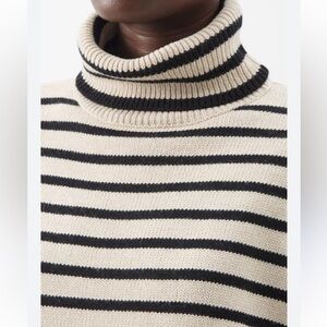 NEW LOFT 100% Cotton Boxy Striped  Sweater